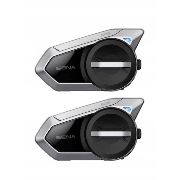 Interphone moto - SENA - 50S-10D - Sans fil - Réduction de bruit - 4 utilisateurs