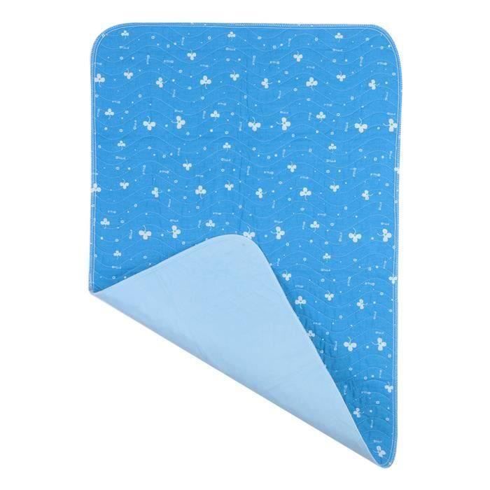 WeddHuis Tapis à Langer Imperméable Bébé 50x70 Cm – Ultra Absorbant, Étanché, Réutilisable, Protection Matelas Et Lit – Idéal Voyage Et Maison