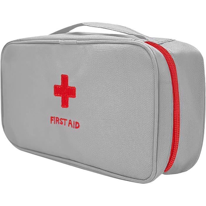 2 Pièces Trousse Pharmacie, Trousse De Secours Vide, Trousse Pharmacie Voyage, Premier Secours Portable Sac D'Urgence Médical, Pour Camping, Voyages, L'École Et La Maison (A