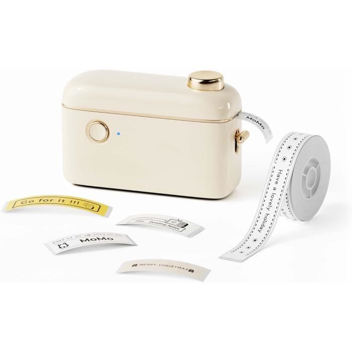NIIMBOT Stampante Etichette Bluetooth H1S – Portatile, Autoadesiva, Compatibile IOS/Android, Taglierina Integrata, Per Casa E Ufficio