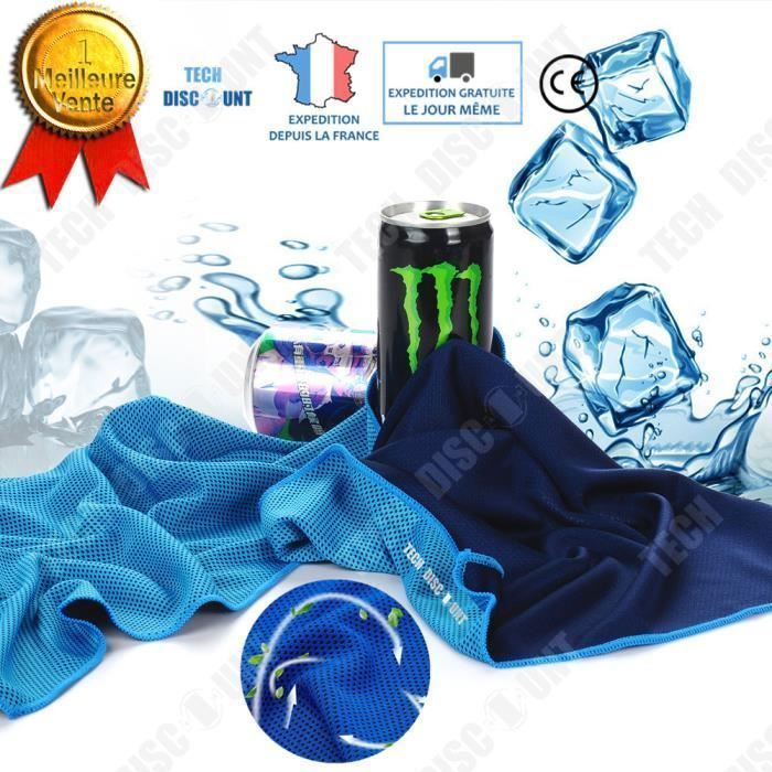 Lot De 4 Serviettes De Sport Rafraîchissantes 100x30 Cm - Absorption Rapide, Séchage Rapide - Pour Fitness, Camping, Randonnée - 2
