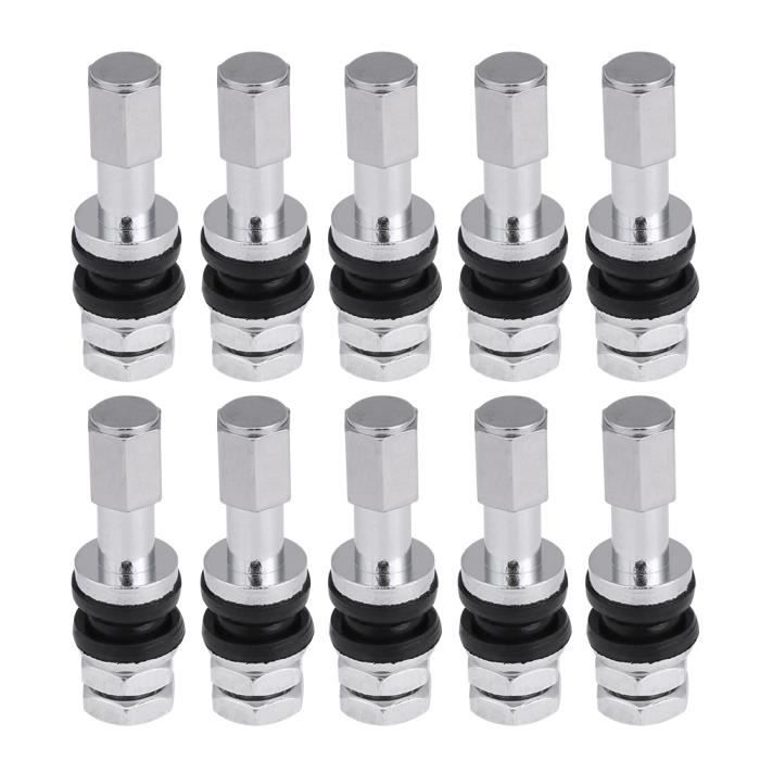1 Pièces TR412 AC Tige de Valve de Pneu Valves de Pneu en Laiton chromé Valve de Roue Tubeless Accessoires de Véhicule Standard Universels pour Voitures Motos Camions