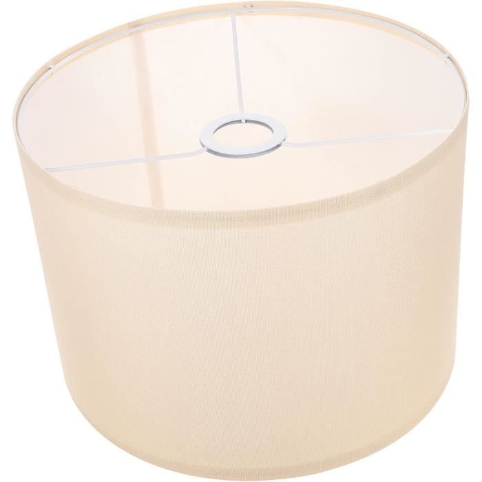 Abat-jour Coolie en Coton Crème Traditionnel 12Convient