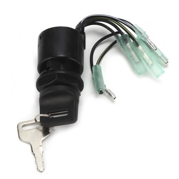 Kit De 2 Antivols Pour Moto - Contacteur D'allumage à 6 Fils Avec Clés - Compatible Suzuki GS125