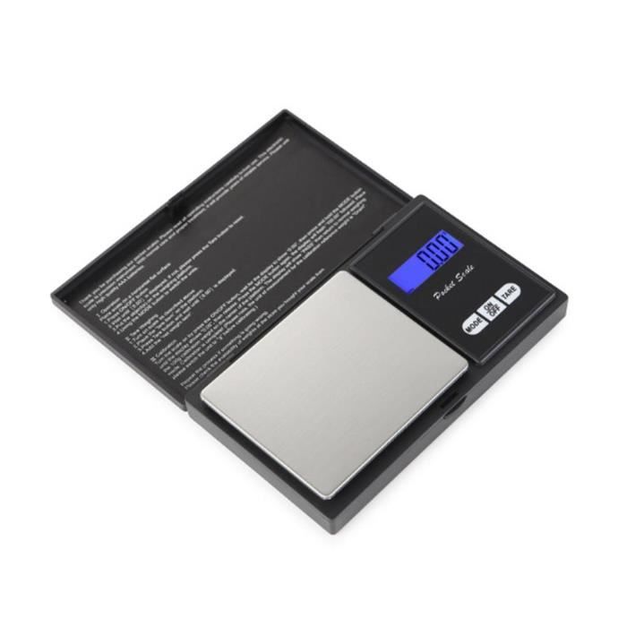 Balance électronique de Précision Mini 0.01g-500g Pèse de Poche Scale Bijoux HG