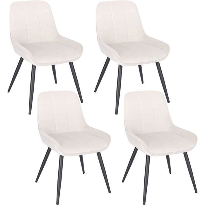 ML-Design Set de 4 Chaise de Salle à Manger, Anthracite