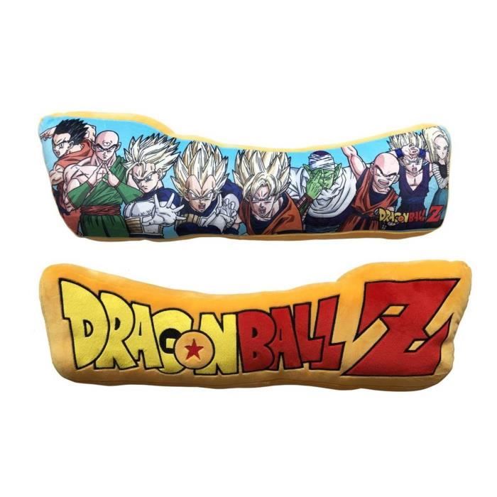 Coussin double face Dragon Ball Z - WTT - Logo - Multicolore - Noir - Rectangulaire