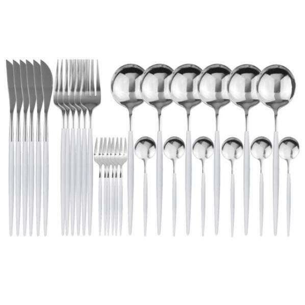 Set De 8 Cuillères & Fourchettes Ours En Acier Inoxydable 304 | Design Mignon & Poli Miroir - Pour Maison, Fête, Cadeau - 6