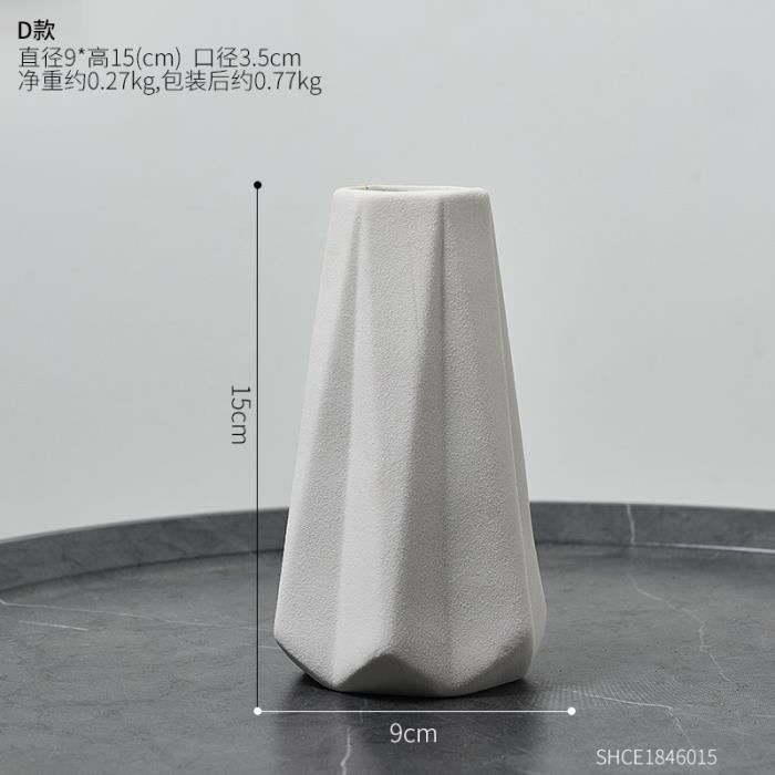 Petit Vase En Céramique Moderne - Décoration Arc-en-Ciel Bohème Pour Salon, Bureau, Table Basse - Style Nordique Et Ferme