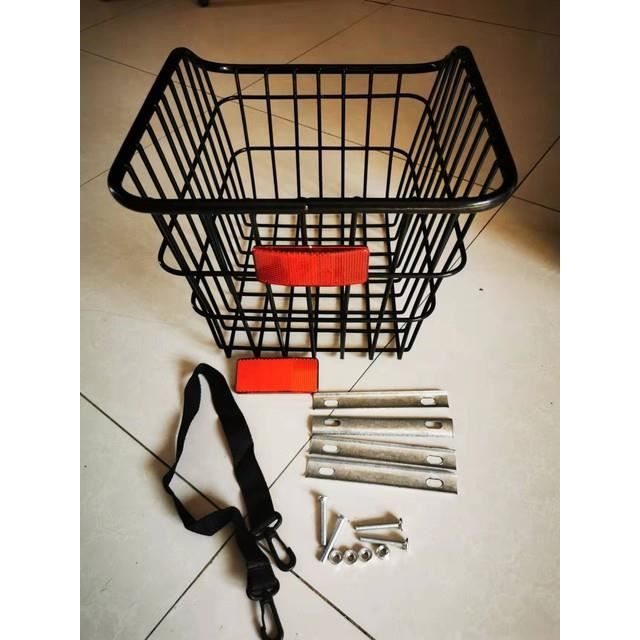 Lixada Panier De Vélo Arrière Universel Pour Adultes, Panier De Vélo Arrière En Filet Panier De