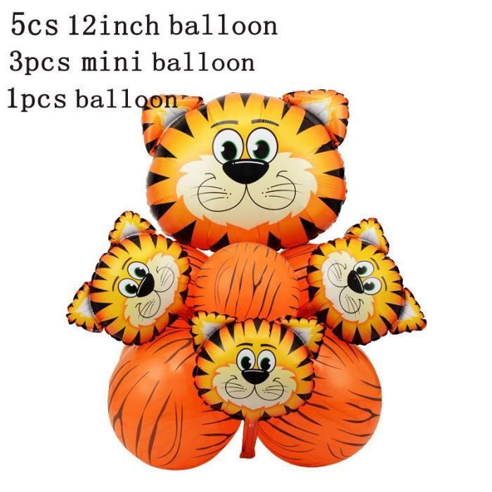 12 Sacs à Surprises Jungle Animaux Safari - Pour Fête Bébé, Anniversaire, Cadeaux Et Bonbons