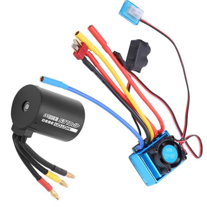 Keenso Carte de programme RC Moteur 3650 3100KV + ESC sans Balais Keenso Carte de programme RC Moteur 3650 3100KV + ESC sans Balais