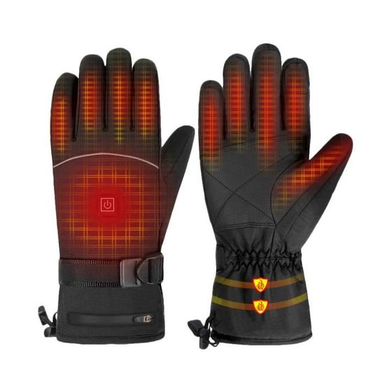 Gants Chauffants Hommes Femmes,3 Modes de Chauffage Gants Chauffants Hiver,Gants Chauds d