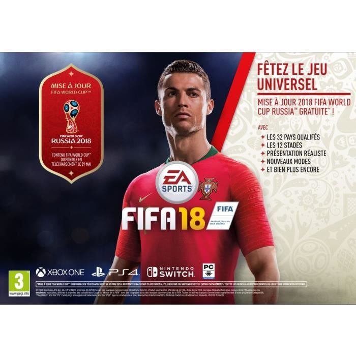 Jeu vidéo - FIFA - FIFA 18 - Xbox One - Edition Standard - Football réaliste - Avis / Test