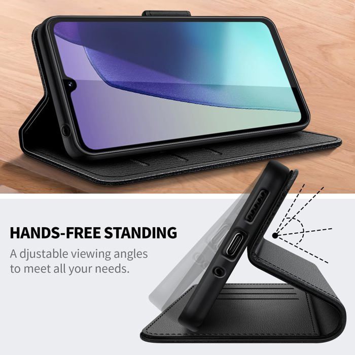 Coque Xiaomi Redmi Note 11 Pro 4G 5G avec Verre Trempé en Cuir PU avec