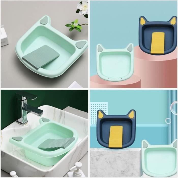 2Pcs Bassin de Planche à Laver Basin de Lavage pour Les Enfants Et Les ...