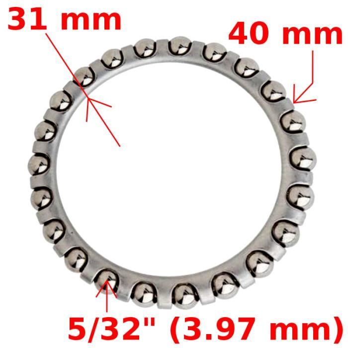 6 cage a bille velo velo cross bmx 7 billes 1/4 (6.35 mm
