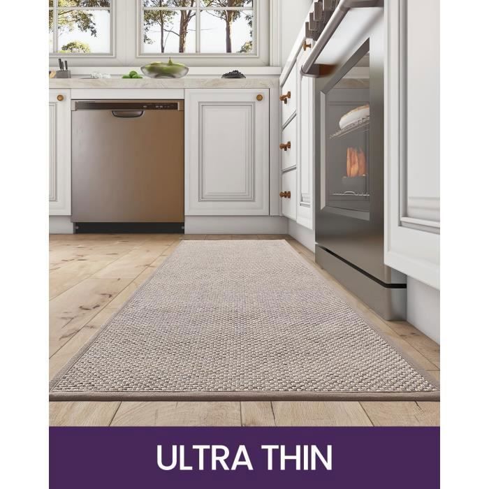 Protection Sol Tapis Tapis De Couloir Antidérapant Wassly - 60x150 Cm - Polyester Lavable - Pour Cuisine, Salon, Chambre - Plusieurs Coloris Décoration Maison Moderne