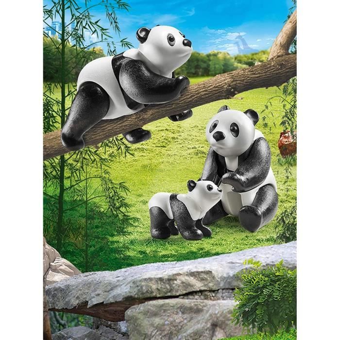 Figurine Panda et son bébé - Figurines Papo. De 2 à 8 ans