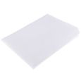 6 Pièces 2.2m 1.1m Toile Thermocollant Blanc Entoilage Coton Rigide pour Renfort Sac au Metre Largeur 100 cm-2