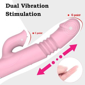 Vibromasseur Ventuse Va-et-vient Télescopique - 10 Modes - NEUF