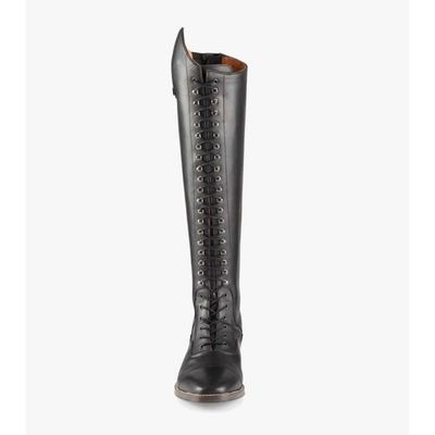 Boots équitation cuir Adulte - 500 noires pour les clubs et collectivités | Decathlon Pro