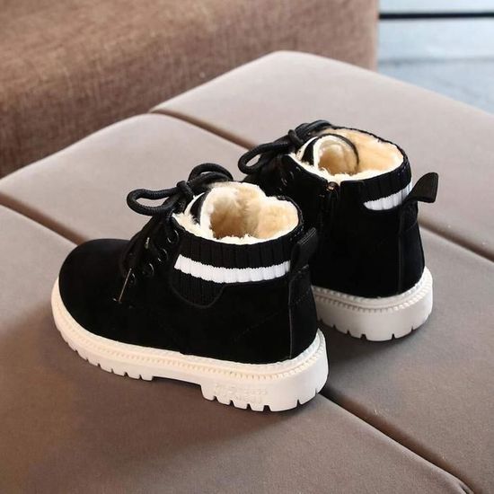 Chaussure De Marche Bebe JokeLomple Bottines Bébé Hiver Fourrées