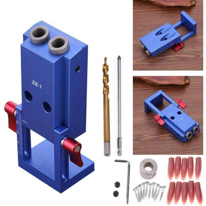 Gabarit De Perçage 6/8/10mm Kit De Gabarit De Goujon à Centrage Automatique Pour Le Travail Du