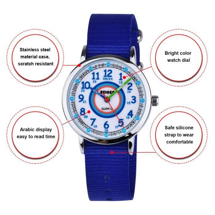 Montre apprentissage enfant 2025