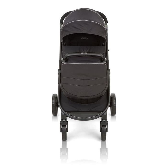 Poussette combin e Graco Transform Black Dossier inclinable
