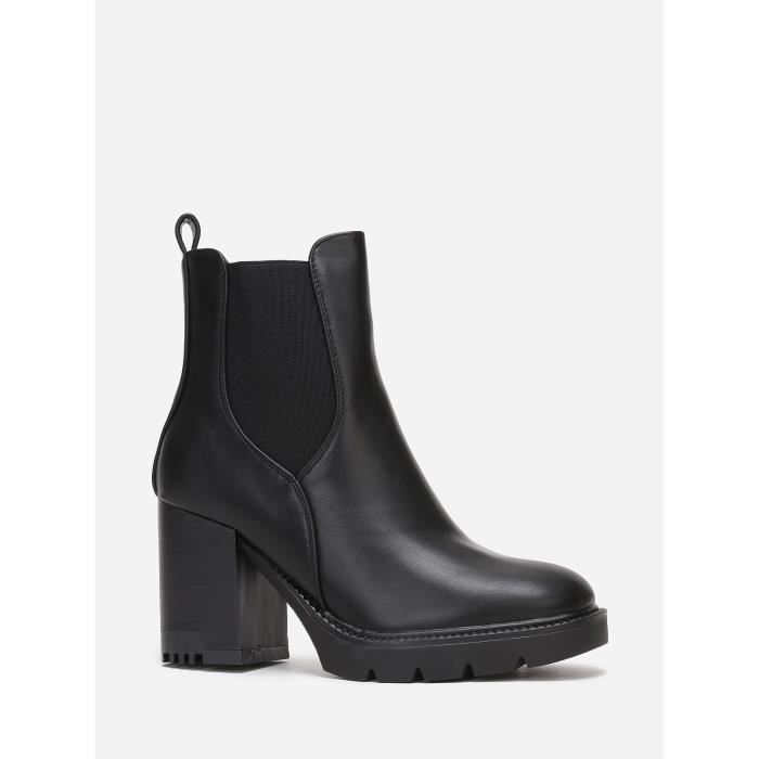 Boots talon hot sale cranté