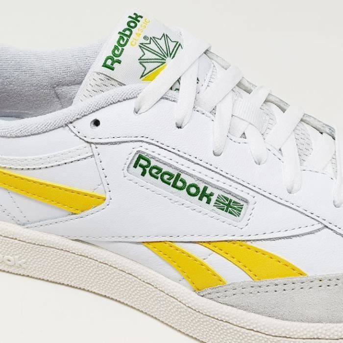 Reebok blanche et new arrivals jaune