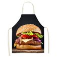 A4 Burrito Pizza Burger tablier cuisine tablier tablier pour cuisine tablier pour hommes cuisine tablier cuis-3