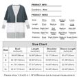 AmzBarley Cardigan Long Femme Color Block Tricot Chandail Ouvert Épais Chaud Casual Sweater Hiver Décontracté À Manches Longues-3
