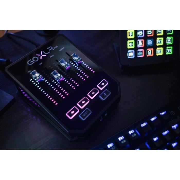 GoXLR Mini - Mixer & USB Audio Interface for Streamers, Gamers
