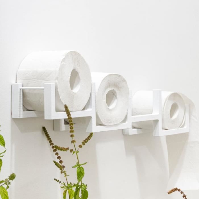 Étagère porte- Papier toilette rouleau de papier toilette support mural  flottant en