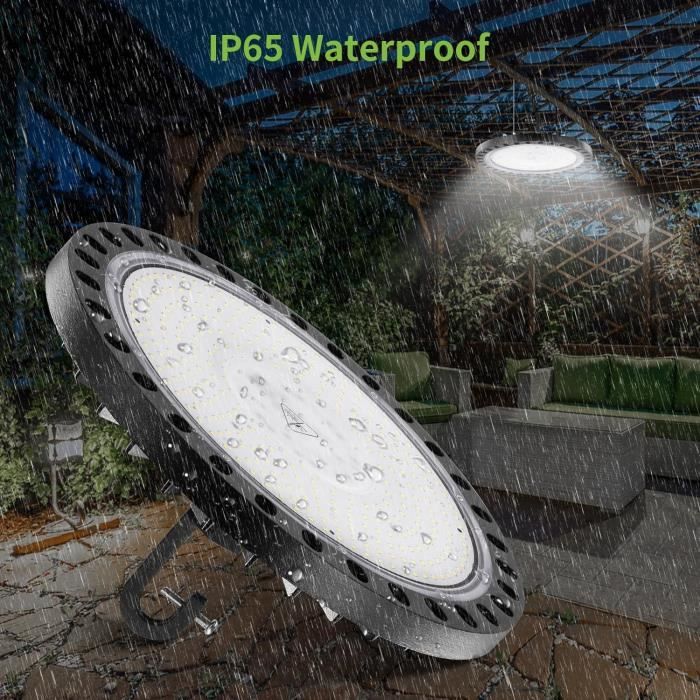 Projecteur LED Industriel 300W - 30000LM - 220V - Diamètre 360mm - Éclairage Atelier/garage