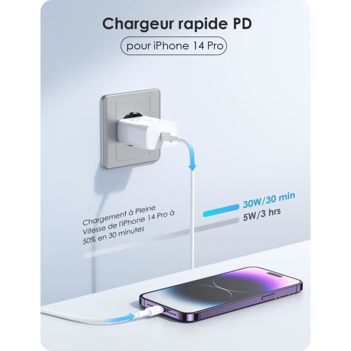 Chargeur Portable 30W USB-C Power Bank avec Pr Allume-Cigare 12V Batterie  Externe pour Ordinateur Portable, MacBook Air, iPad,[140] - Cdiscount  Téléphonie