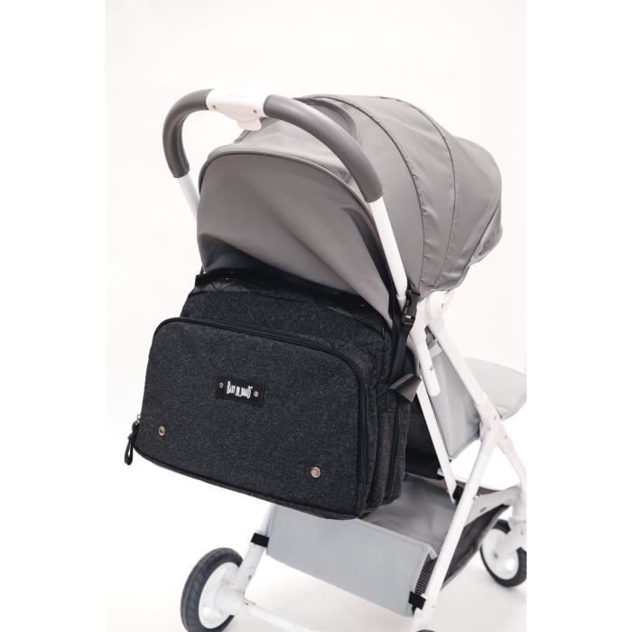BABY ON BOARD Sac langer Titou Black Chine