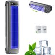 Climatiseur mobile, ventilateur tour de bureau, Portable Refroidisseur d'Air 3 Vitesses, USB Rechargeable,pour Chambre, Bureau,Mais