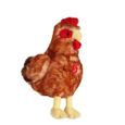 Gipsy Toys  - Poule Sonore Rousse - 22 cm-0