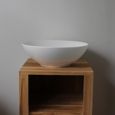 Vasque à Poser Ronde - Céramique Blanc Mat - 41 cm - Casual - Rue du Bain-0