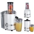 RUSSELL HOBBS 22700-56 Centrifugeuse, Presse Agrumes, Blender 700ml Ultimate, Parfait pour Smoothie et Jus-0