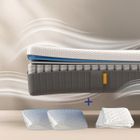 EMMA | Pack Matelas Original II Plus 160x200 + Oreiller Nuage Elite + Couette | Ressorts + Mémoire de Forme | Housse Plus