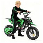 Moto Électrique 14" pour Enfants AGILERIDE AC-S1G, Motocross Électrique, Batterie 36V 5.2AH, Moteur 500W, Trois vitesses, Vert