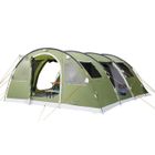 Tente familiale de camping tunnel - Skandika Gotland 6 - 6 personnes - 540 x 450 cm - Tapis de sol cousu - 5000 mm - 2,1 m de