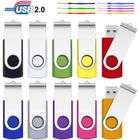 BRAND Lot de 10 Clés USB SRVR 8Go Multicolore - Mémoire Flash - USB 2.0 - Avec Capuchon Voyant