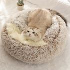 Panier pour Chat - RNGCPTO - Lit Moelleux - 65cm - Fourrure Artificielle - Intérieur