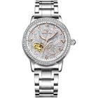 SHARPHY Montre Mécanique Automatique Femme Cadran Ciel étoilé Diamant Acier Simulé Bracelet Dames Montres
