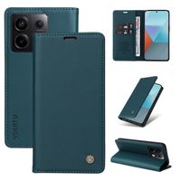 Etui pour Xiaomi Redmi Note 13 Pro 5G 6.67", Portefeuille Fentes Cartes Housse Antichoc Cuir PU Vintage Portefeuille Etui - Bleu